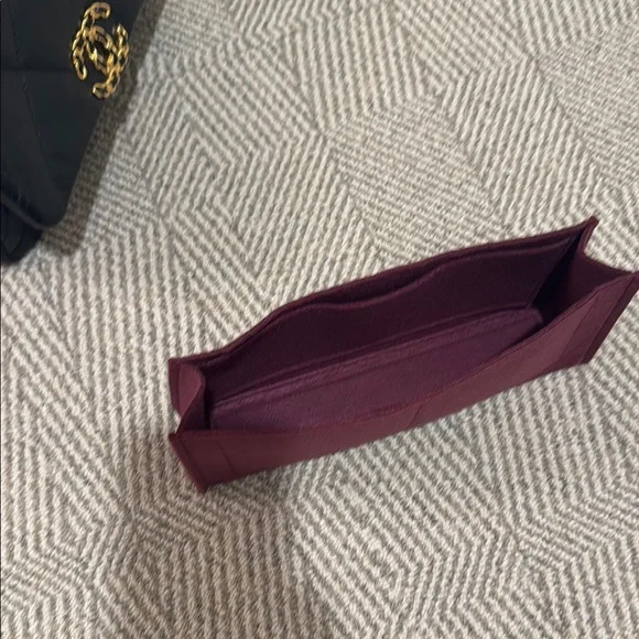 Sold Chanel 19 Black Goatskin Medium Bag - Picture 13 of 15